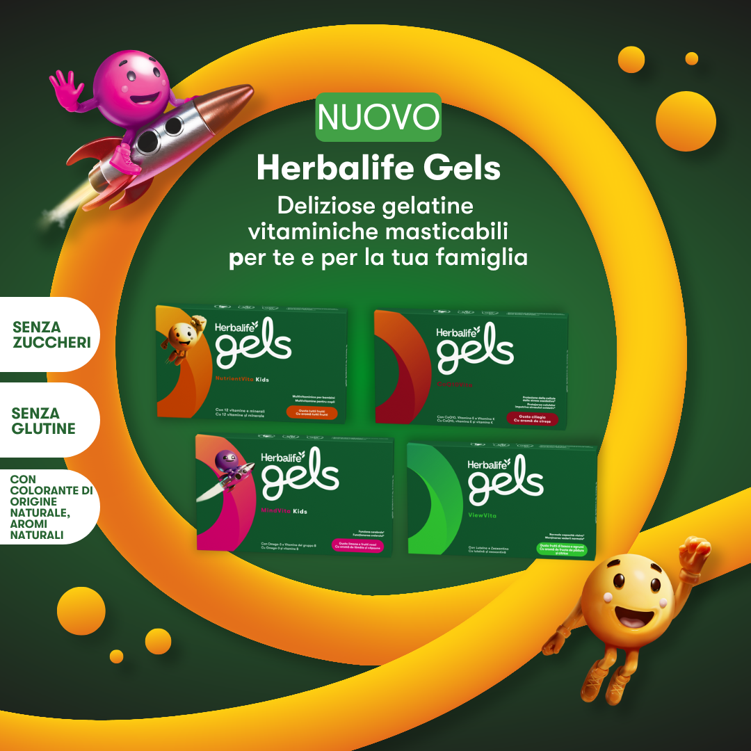 Herbalife Gels: le quattro varianti in Italia