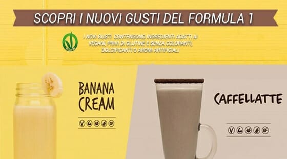I nuovi gusti del Formula 1 Herbalife: Banana Cream e Caffellatte - Prodotti Herbalife Online