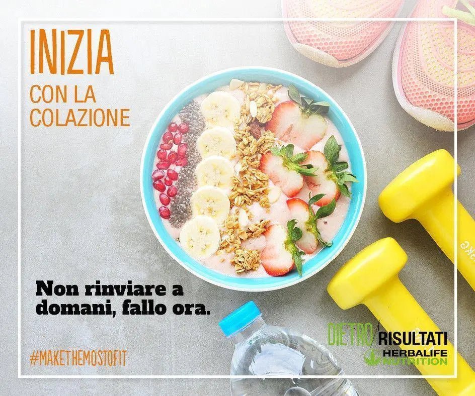 La colazione Herbalife contro gli attacchi di fame - Prodotti Herbalife Online