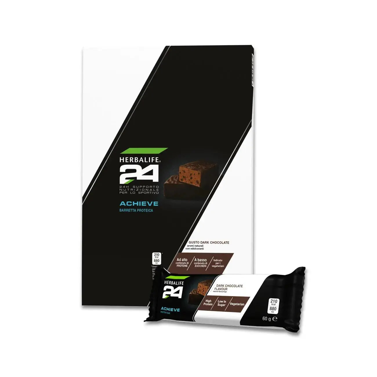 Barrette Proteiche H24 Achieve Dark Chocolate - Prodotti Herbalife Online